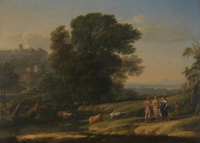 Claude Lorrain, Landscape with Cephalus and Procris reunited by Diana Default Title