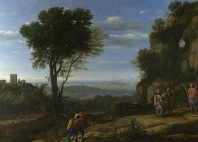 Claude Lorrain, Landscape with David at the Cave of Adullam Default Title