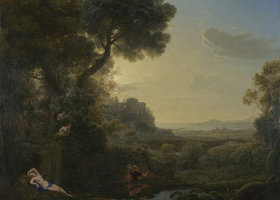 Claude Lorrain, Landscape with Narcissus and Echo Default Title