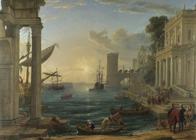 Claude Lorrain, Seaport with the Embarkation of the Queen of Sheba Default Title