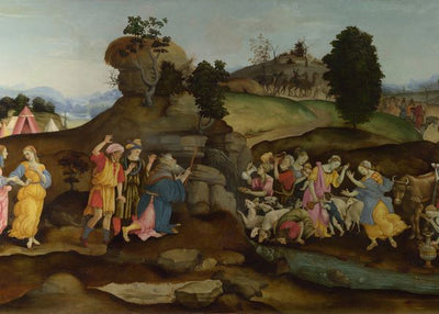 Filippino Lippi, Moses brings forth Water out of the Rock Default Title