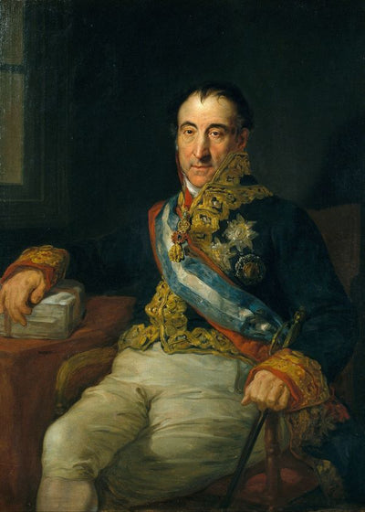 Lopez y Portana Vicente Portrait of Pedro Gomez Labrador the Ambassador of Spain in the Congress of Vienna in 1815 Default Title