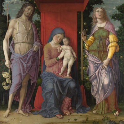 Andrea Mantegna, The Virgin and Child with Saints Default Title