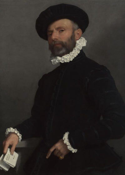 Giovanni Battista Moroni Portrait of a Man holding a Letter (LAvvocato) Default Title