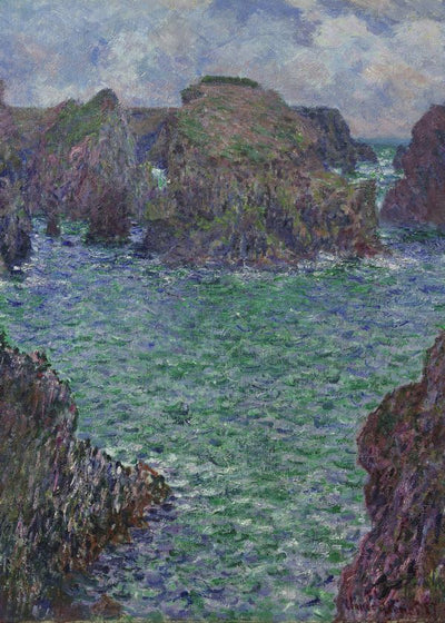 Claude Monet Belle Ile Port Goulphar 1887 Default Title
