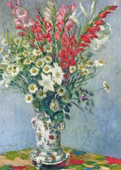 Claude Monet Bouquet Of Gadiolas Lilies And Dasies 1878 Default Title