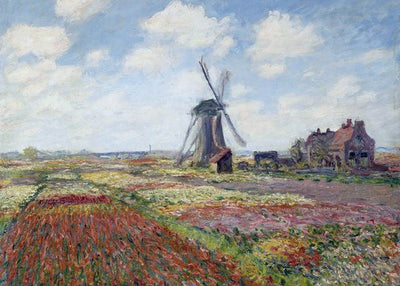 Claude Monet, Fields Of Tulip With The Rijnsburg Windmill, 1886 Default Title