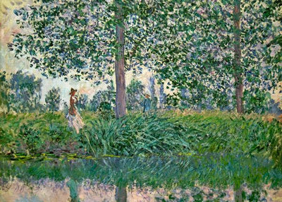 Claude Monet, Fishing On The River Epte, 1887 Default Title