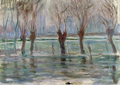 Claude Monet, Flood Waters At Giverny, 1896 Default Title