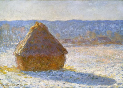 Claude Monet, Grainstack In The Morning, Snow Effect, 1891 Default Title