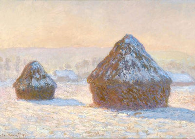 Claude Monet, Grainstacks In The Morning, Snow Effect, 1891 Default Title