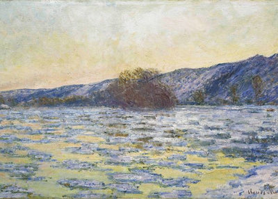 Claude Monet, Ice Floating, 1893 Default Title