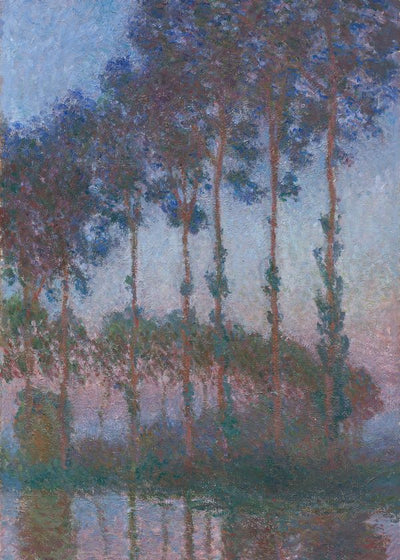 Claude Monet Poplars On The Banks Of The River Epte In The Morning Twilight 1891 Default Title