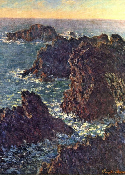 Claude Monet Rocks At Belle Ile 1886 Default Title