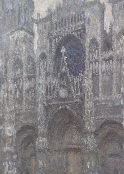 Claude Monet Rouen Cathedral Grey Weather 1894 Default Title