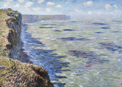 Claude Monet, Sea At Fecamp, View From The Cliffs, 1881 Default Title