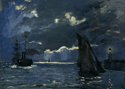 Claude Monet, Seascape, Night Effect, 1866 Default Title