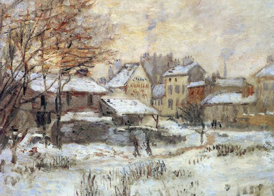 Claude Monet, Snow Effect With Setting Sun, 1875 Default Title