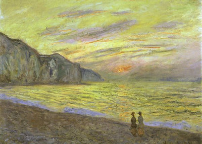 Claude Monet, Sunset At Pourville, 1882 Default Title
