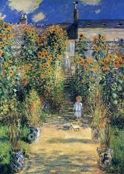 Claude Monet The Artists Garden At Vetheuil 1880 Default Title