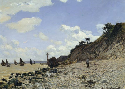Claude Monet, The Beach At Honfleur, 1865 Default Title