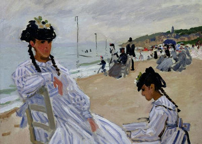 Claude Monet, The Beach At Trouville, 1870 Default Title