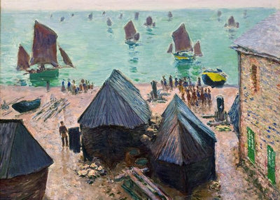 Claude Monet, The Departure Of The Boats, Etretat, 1885 Default Title
