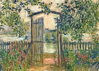 Claude Monet, The Garden Gate At Vetheuil, 1881 Default Title