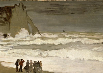 Claude Monet, The Manneport, Rough Sea At Etretat, 1868 Default Title