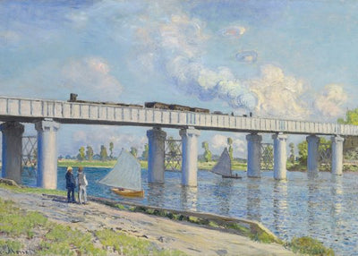 Claude Monet, The Railroad Bridge At Argenteuil, 1873 Default Title
