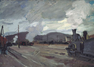 Claude Monet, The Railroad Station At Argenteuil, 1872 Default Title