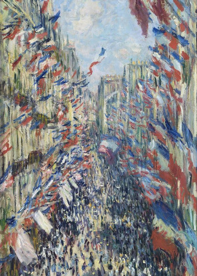 Claude Monet The Rue Montorgueil Paris Default Title