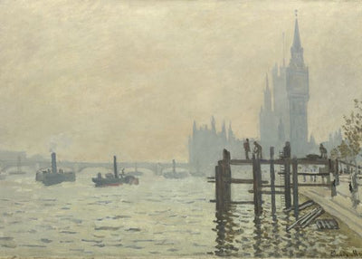 Claude Monet, The Thames At Westminster, 1871 Default Title