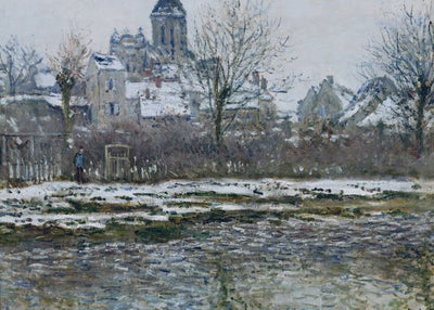 Claude Monet, Vetheuil, The Church, Snow, 1878 Default Title
