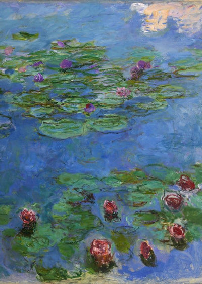 Claude Monet Water Lilies Red 1914 Default Title