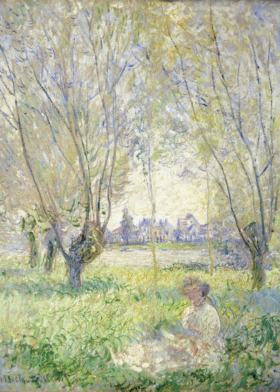 Claude Monet Woman Sitting Under The Willows 1880 Default Title