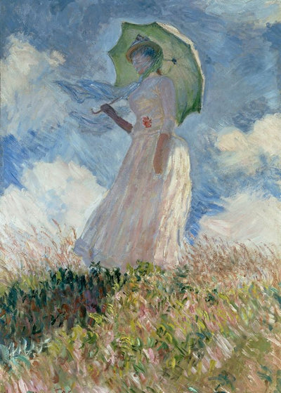 Claude Monet Woman With A Parasol (Also Known As Study Of A Figure Outdoors (Facing Left)) 1886 Default Title