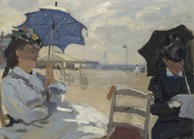Claude Oscar Monet, The Beach at Trouville Default Title