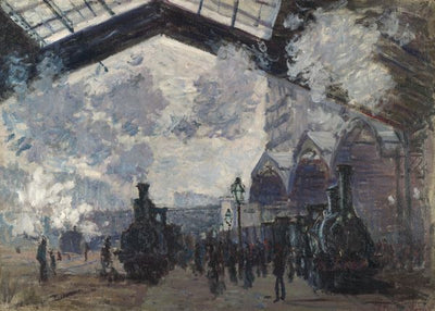 Claude Oscar Monet, The Gare St Lazare Default Title