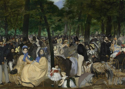 Edouard Manet, Music in the Tuileries Gardens Default Title