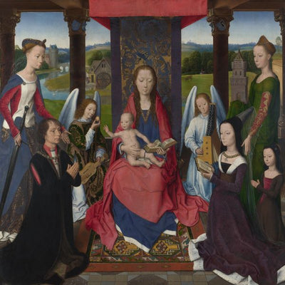 Hans Memling, The Donne Triptych painting Default Title
