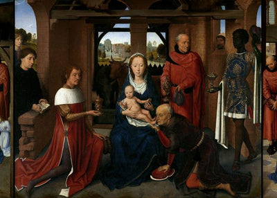 Hans Memling, Triptych Jan Floreynsa art Default Title