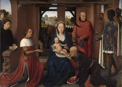 Hans Memling, Triptych Jan Floreynsa artwork Default Title