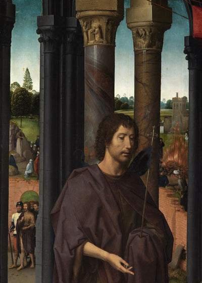 Hans Memling Triptych Of St John The Baptist And St John The Evangelist artwork Default Title
