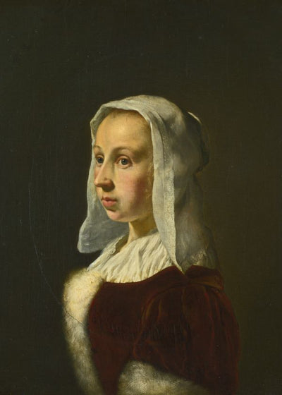 Frans van Mieris the Elder Portrait of the Artists Wife Cunera van der Cock Default Title