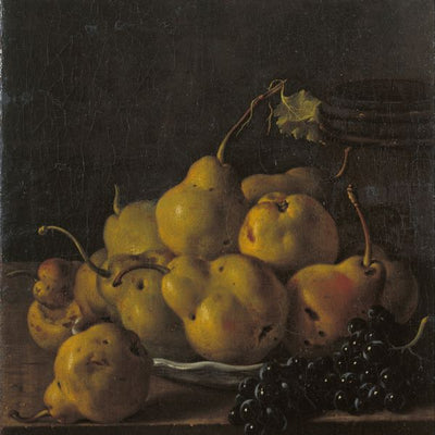 Melendez, Luis Egidio, Still life with pears and grapes Default Title