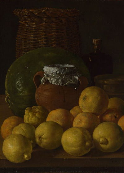 Melendez Luis Egidio Still Life with Lemons and Oranges Default Title
