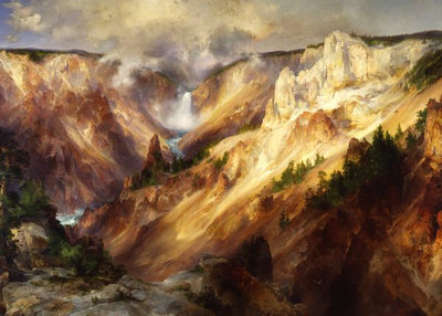 Thomas Moran, Grand Canyon of the Yellowstone, Smithsonian Default Title