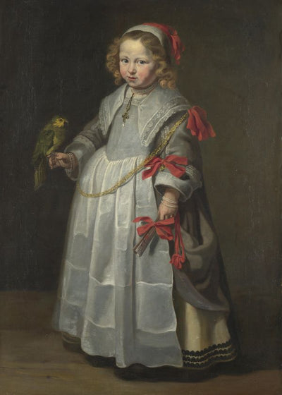 Netherlandish Portrait of a Girl with a Parrot Default Title