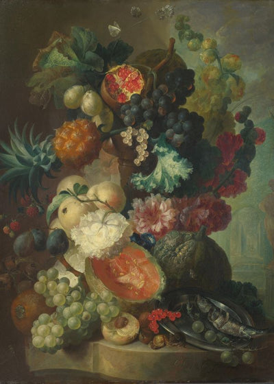 Jan van Os Fruit Flowers and a Fish Default Title